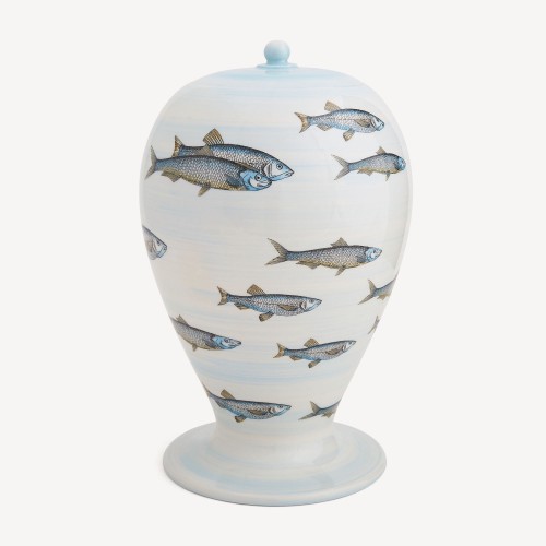 포르나세티 화병 꽃병 Passata di pesci Fornasetti Vase Passata di pesci 00264