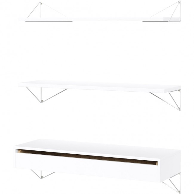 메이즈 Pythagoras Shelf Set With Drawer L 화이트 Maze Pythagoras Shelf Set With Drawer L  White 07225