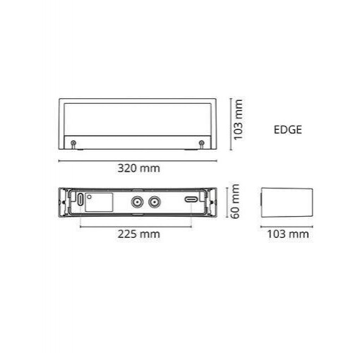 에스지 라이팅 Edge Direct LED Dim 그래파이트 SG Lighting Edge Direct LED Dim Graphite 38548