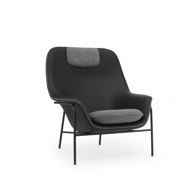 노만코펜하겐 Drape High Back 라운지체어 - 레더 with 메탈 Base Normann Copenhagen Lounge Chair Leather Metal 04814