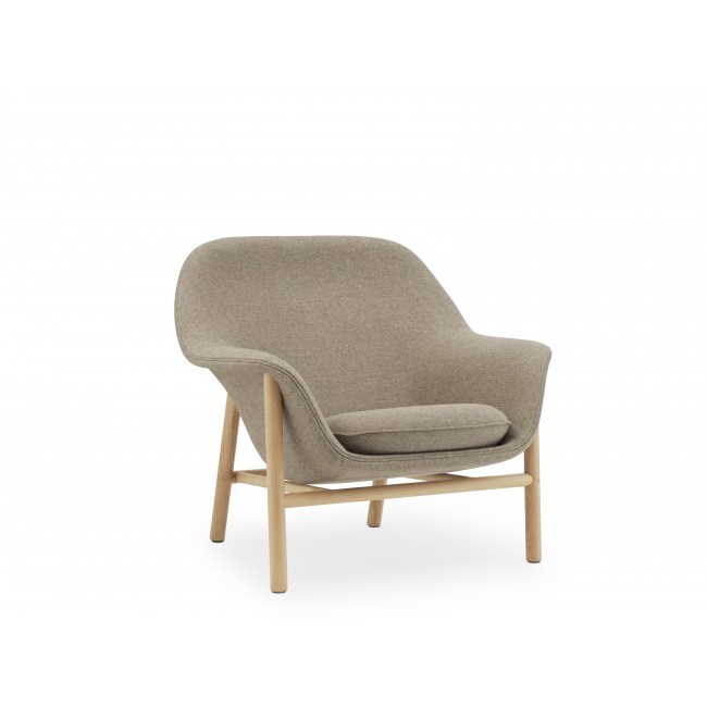 노만코펜하겐 Drape 라운지체어 - 패브릭 with Wood Base Normann Copenhagen Lounge Chair Fabric 04810