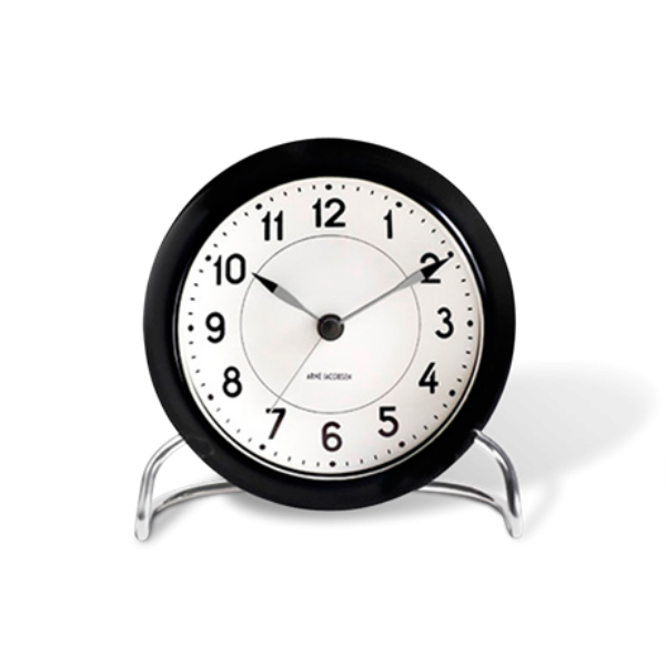 로젠달 Timepieces Station 테이블 시계 블랙 Rosendahl Table Clock Black 03554