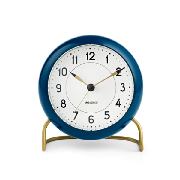 로젠달 Timepieces Station 테이블 시계 블루 Rosendahl Table Clock Blue 03431