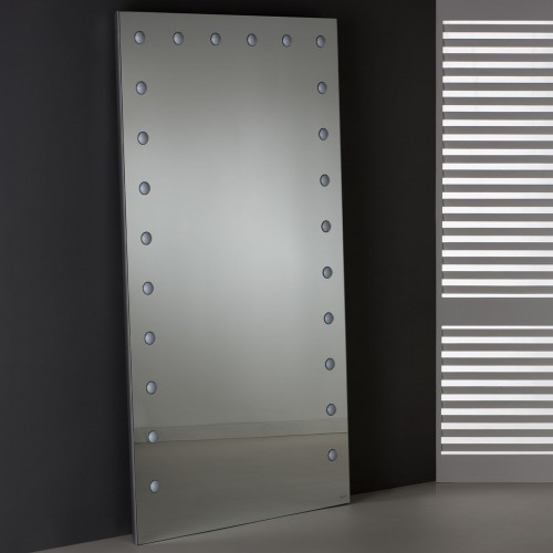 Unica Luxury Lighted Mirrors MH 프레임LESS 직사각형 Wall 거울 16910