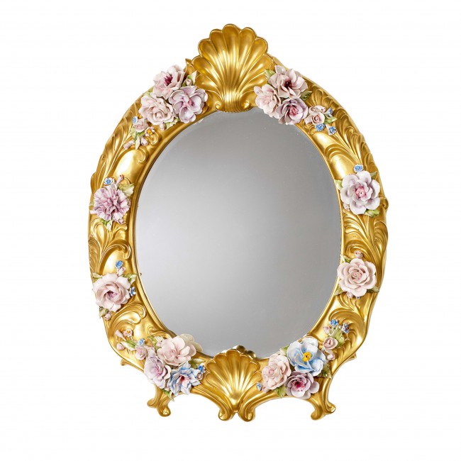 발라리 Home Couture FLOVERY 거울 - 골드 16732