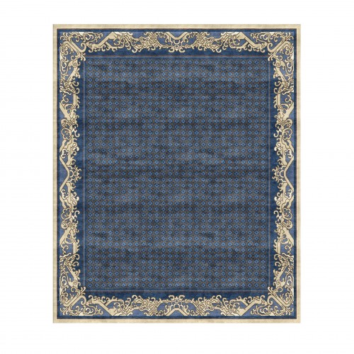 Tapis Rouge Chinoiserie 콜렉션 Imperial Waves Lapis 러그 15558