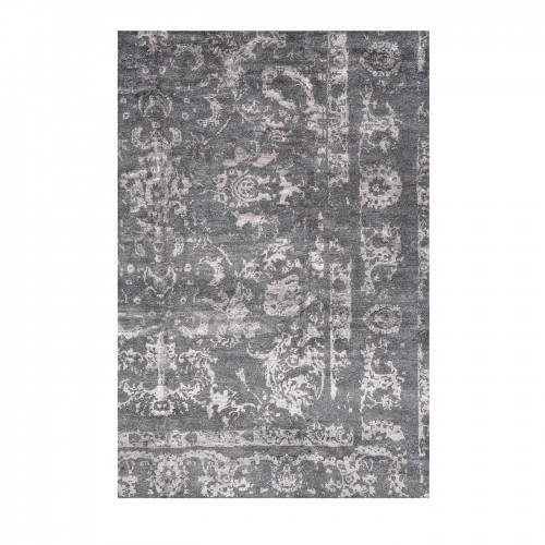 D.S.V Carpets 다크 Gray and 화이트 러그 15530