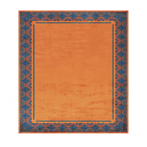 Tapis Rouge Savoy Noble 직사각형 오렌지 & 블루 러그 15408