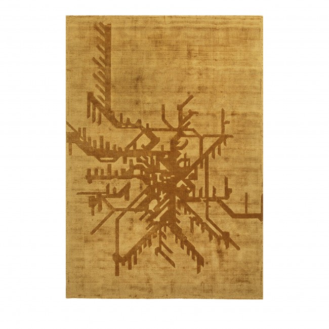 Sitap Carpet Couture I탈IA 메트로폴리탄 골드 러그 15188