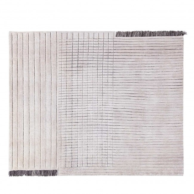 Amini RD Grid Berber Ivory and 브라운 Carpet by Rodolfo Dor_doni 15041