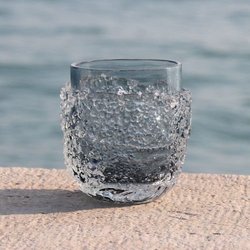 Micheluzzi Glass Ghiaccio Oceano 화병 꽃병 13624