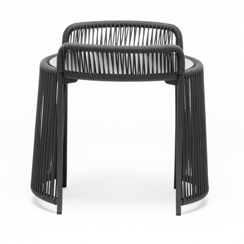 Chairs & 모어 Altana Small Round 앤트러사이트 커피 테이블 by Antonio De Marco 13270