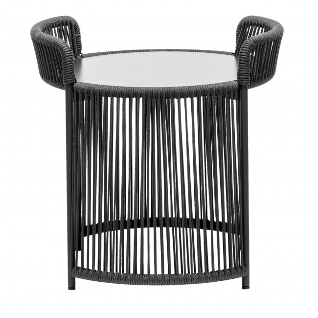 Chairs & 모어 Altana Small Round 앤트러사이트 커피 테이블 by Antonio De Marco 13270