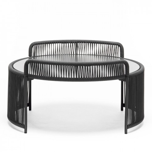 Chairs & 모어 Altana 미디움 Round 앤트러사이트 커피 테이블 by Antonio De Marco 13268
