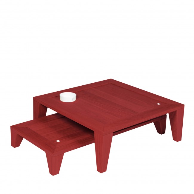 Disegno Mobile Yili Red Oak Set of 2 테이블 11452