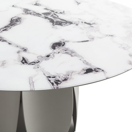 Morica Design 튤립ANO Small Round Trinity Marble-Effect 테이블 10702