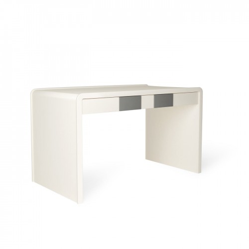 Isabella Costantini Irma Desk Ivory and Gray 10209