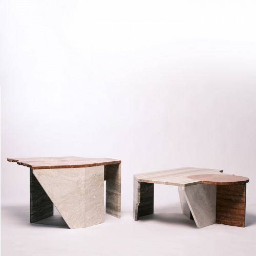 Alimonti Milano Ritagli B Asymmetrical 커피 테이블 #2 by Studiopepe Design 08610