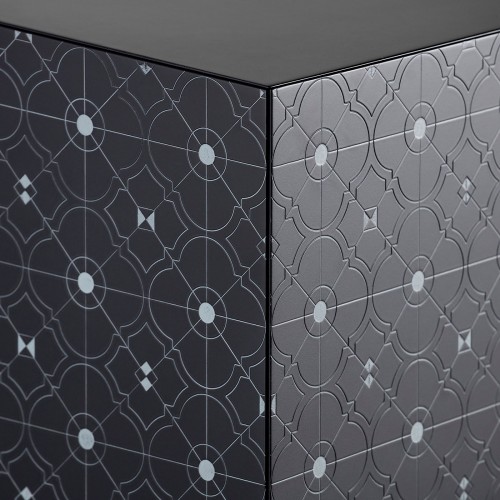 Barba Design Tiles 블랙 3-Door 사이드BOARD 08404