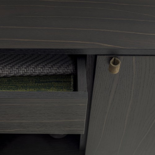 Morica Design Canette 2-Door SAGE-그린 Nubuck 레더 & Oak 사이드BOARD 07805