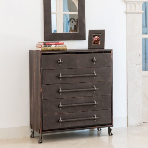 Disegnopiue Settimo Ebony Chest of Drawers by Michael Schoeller 07452