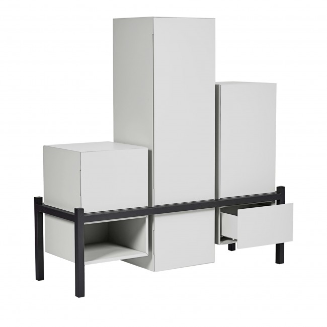 Arkof Palafitta 블랙 and 화이트 Cabinet by Studio14 06760