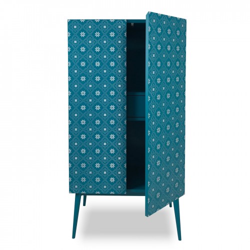 Barba Design Tiles Azure 2-Door Tall Cabinet 06530