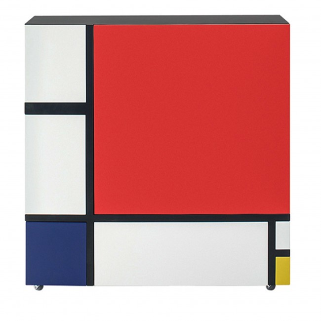 카펠리니 Homage to Mondrian Cabinet by Shiro Kuramata 06510