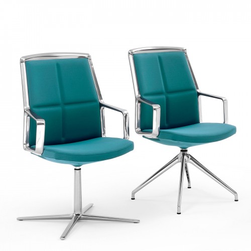 VI간O & C. ADELE 블루-그린 MEETING 체어 의자 #2 by OR랜디NIDESIGN 04770