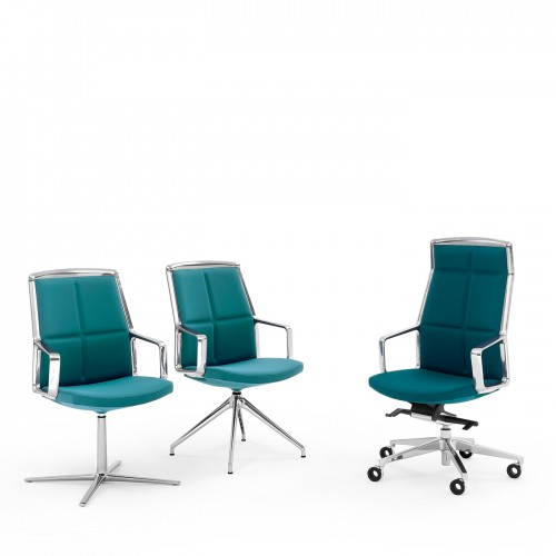 VI간O & C. ADELE 블루-그린 MEETING 체어 의자 #2 by OR랜디NIDESIGN 04770