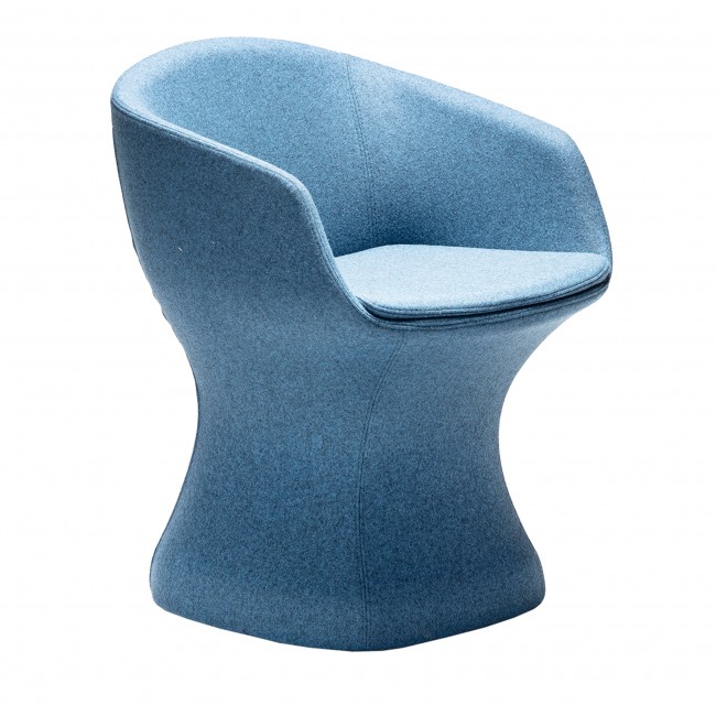 Chairs & 모어 So-Pretty 블루 암체어 팔걸이 의자 by Dario Delpin 03377