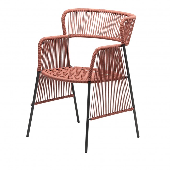 Chairs & 모어 Altana SP Gray 핑크 암체어 팔걸이 의자 by Antonio De Marco 03357