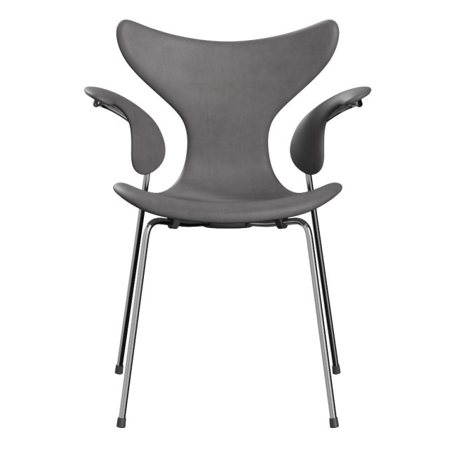 프리츠한센 릴리 암체어 upholstered 크롬베이스 SH46cm - 엠브레이스 콘크리트 01191