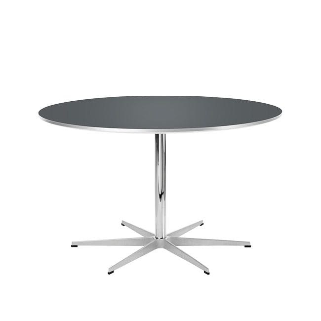 프리츠한센 서큘러 테이블 A826 (145cm) - 그레이 브로모 스페셜 라미네이트 새틴 알루미늄 엣지 베이스 00970