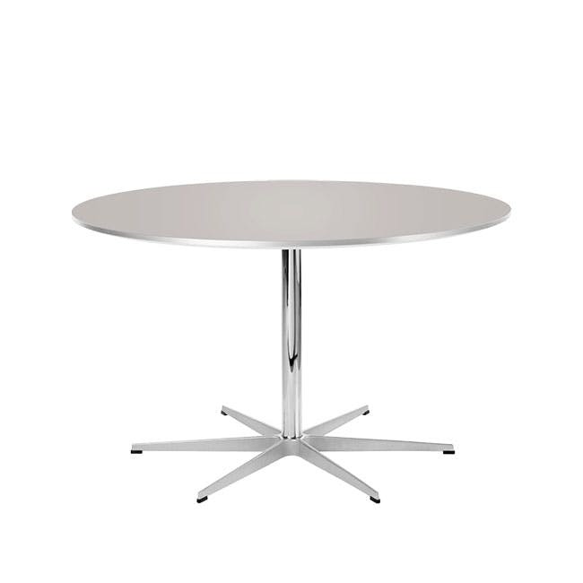 프리츠한센 서큘러 테이블 A826 (145cm) - 그레이 에페소 스페셜 라미네이트 새틴 알루미늄 엣지 베이스 00969