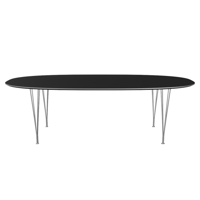 프리츠한센 슈퍼엘립스 테이블 (B614 120x240) - 블랙 00938