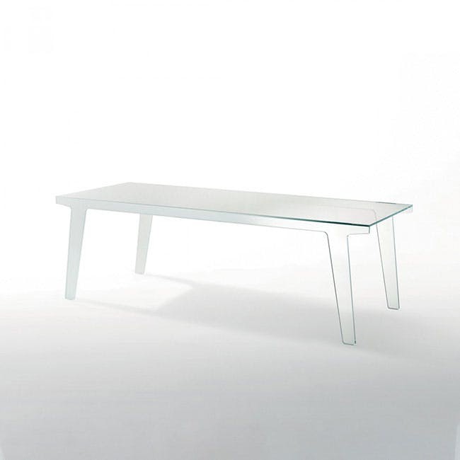 글라스 이탈리아 페인트 테이블 (L200 x W90 H74) 00782