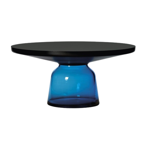 클래시콘 벨 커피 테이블 블랙 - 사파이어 블루 11151