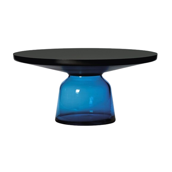 클래시콘 벨 커피 테이블 블랙 - 사파이어 블루 11151