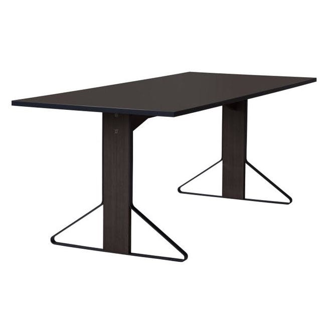 아르텍 카아리 테이블 REB 001 - 레그: 오크 블랙 & 브레이스: 스틸 탑: 리놀륨 엣지: ABS 07251