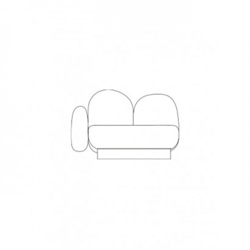 발레리 오브젝트 1-seat-sofa with 1 armrest left - sevo rust 05629