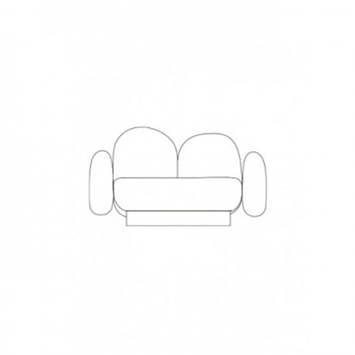 발레리 오브젝트 1-seat-sofa with 2 암레스트 - senales grey 05624