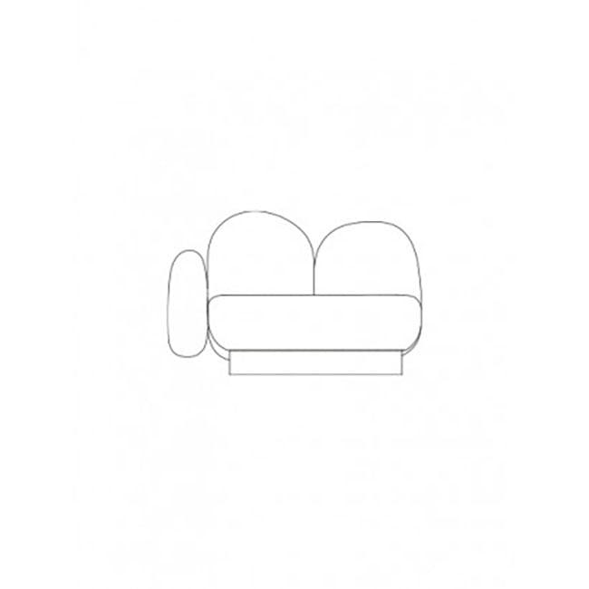발레리 오브젝트 1-seat-sofa with 1 armrest left - gijon 그린 05621