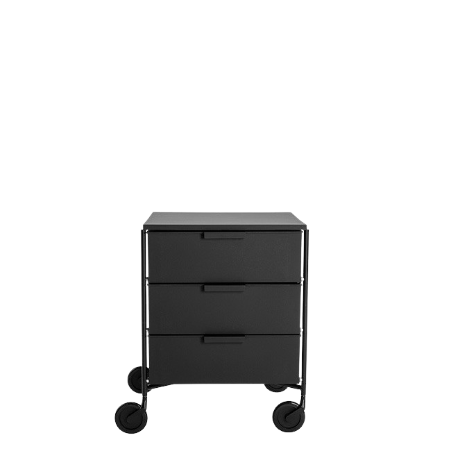 카르텔 Mobil 컨테이너 위드 휠 matt - 블랙 04514