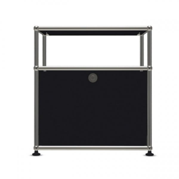 유에스엠 할러 1x2 모듈 (1-bottom-drawer 1-pannel W52 x H56.5) - 그래파이트 블랙(RAL 9011) 04422