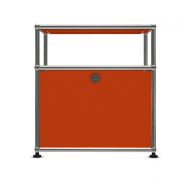 유에스엠 할러 1x2 모듈 (1-bottom-drawer 1-pannel W52 x H56.5) - 퓨어 오렌지(RAL 2004) 04418