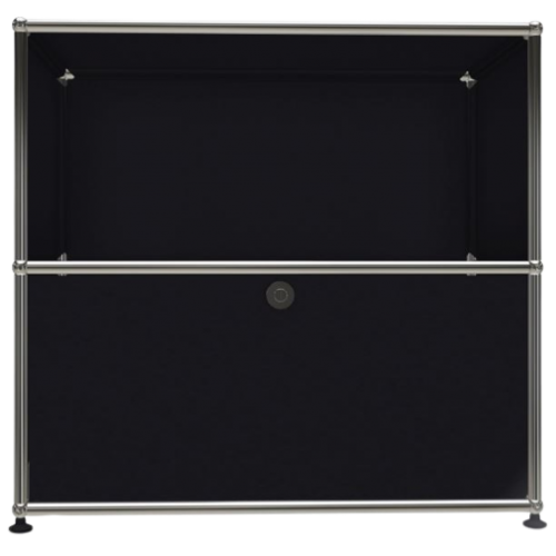 유에스엠 할러 1X2 모듈 (1-bottom-door 4-pannel W79 x H74) 그라파이트블랙 02935