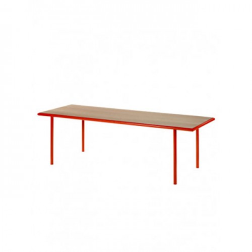 발레리 오브젝트 WOODEN 테이블 직사각형 - RED & CHERRY 14816