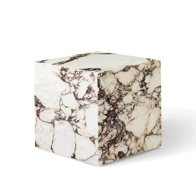메누 Plinth 커피 테이블 Cubic Calacatta Viola Marble 14184