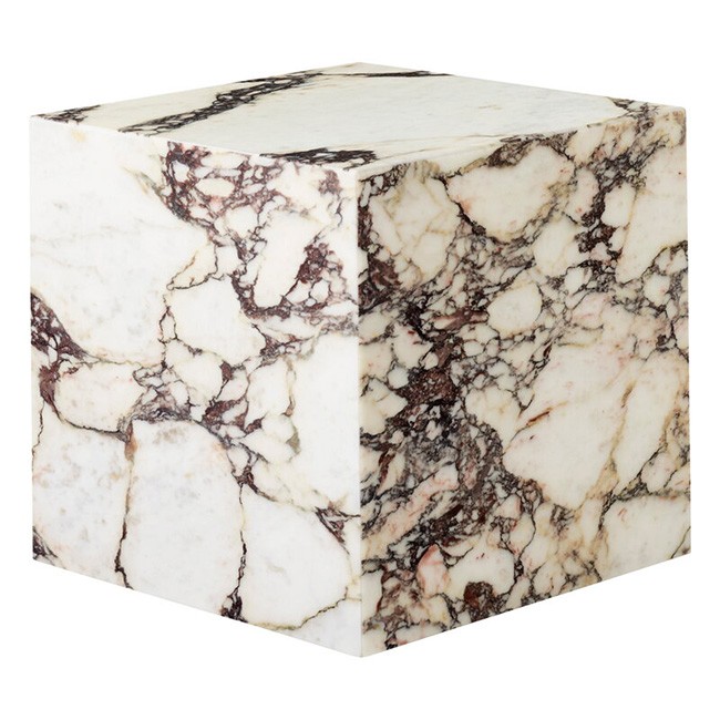 메누 Plinth 테이블 cube Calacatta Viola marble 14170